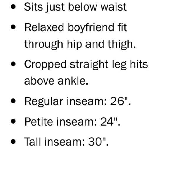 Mid rise straight boyfriend distressed Old Navy - Picture 3 of 4